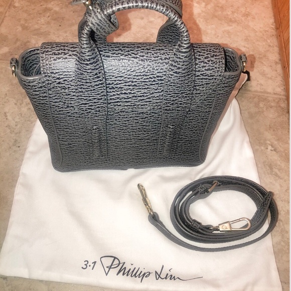 PHILLIP LIM 3.1 PASHLI MINI LEATHER SATCHEL - Picture 3 of 5